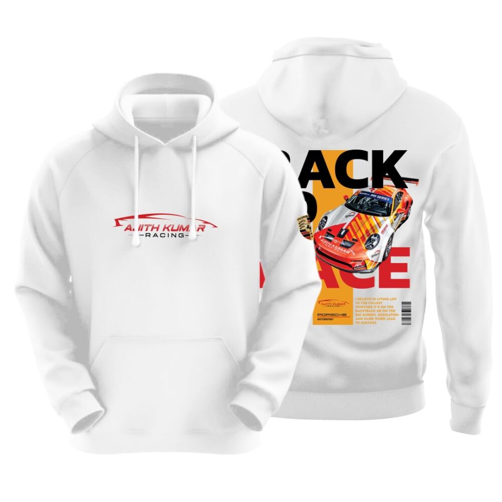 DUDEME : Ajith Kumar Car Racing Motorsport Hoodie | Car Enthusiast for ...
