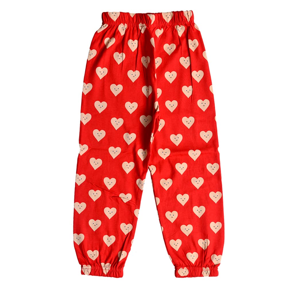 T2F Girl's Regular Fit Track Pants (GLSTRK04_Multicolor 3_7-8 Years) - Image 6