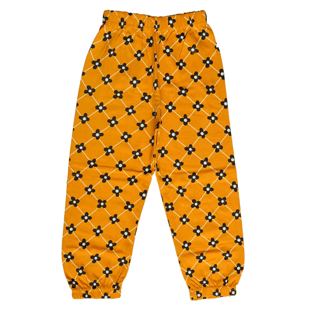 T2F Girl's Regular Fit Track Pants (GLSTRK04_Multicolor 3_7-8 Years) - Image 3