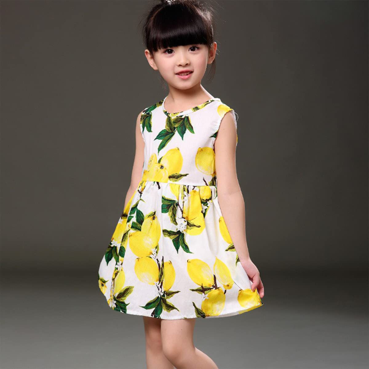Venutaloza Girl's Cotton Flare & Fit Knee-Length Casual Dress & Top_Bottom Set for Girl. - Image 3