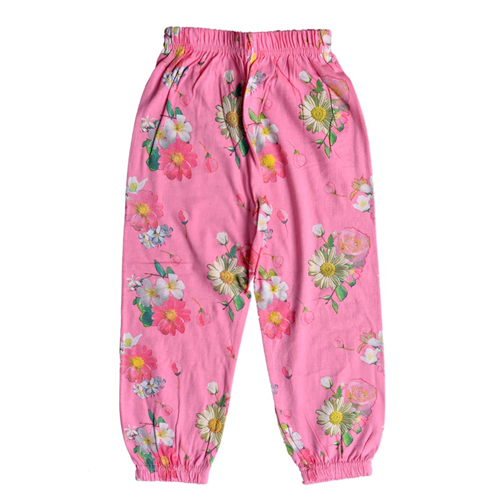 T2F Girl's Regular Fit Track Pants (GLSTRK04_Multicolor 3_7-8 Years) - Image 5