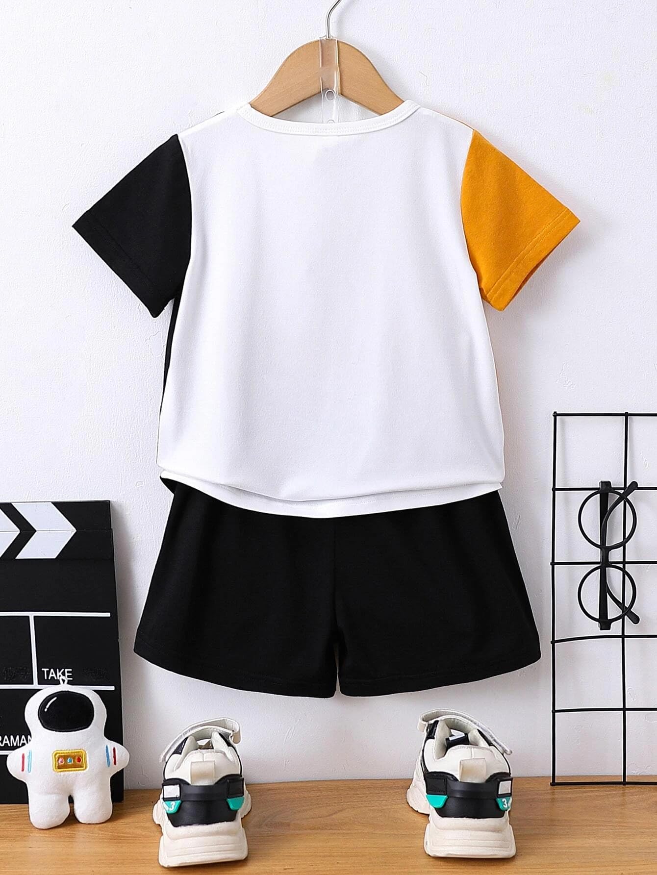 Lofn Stylish Printed Kids Clothing Sets Baby boy Dress 2-3 Years Baby Girl Dress (KDST65-20-WHBLMT) - Image 4