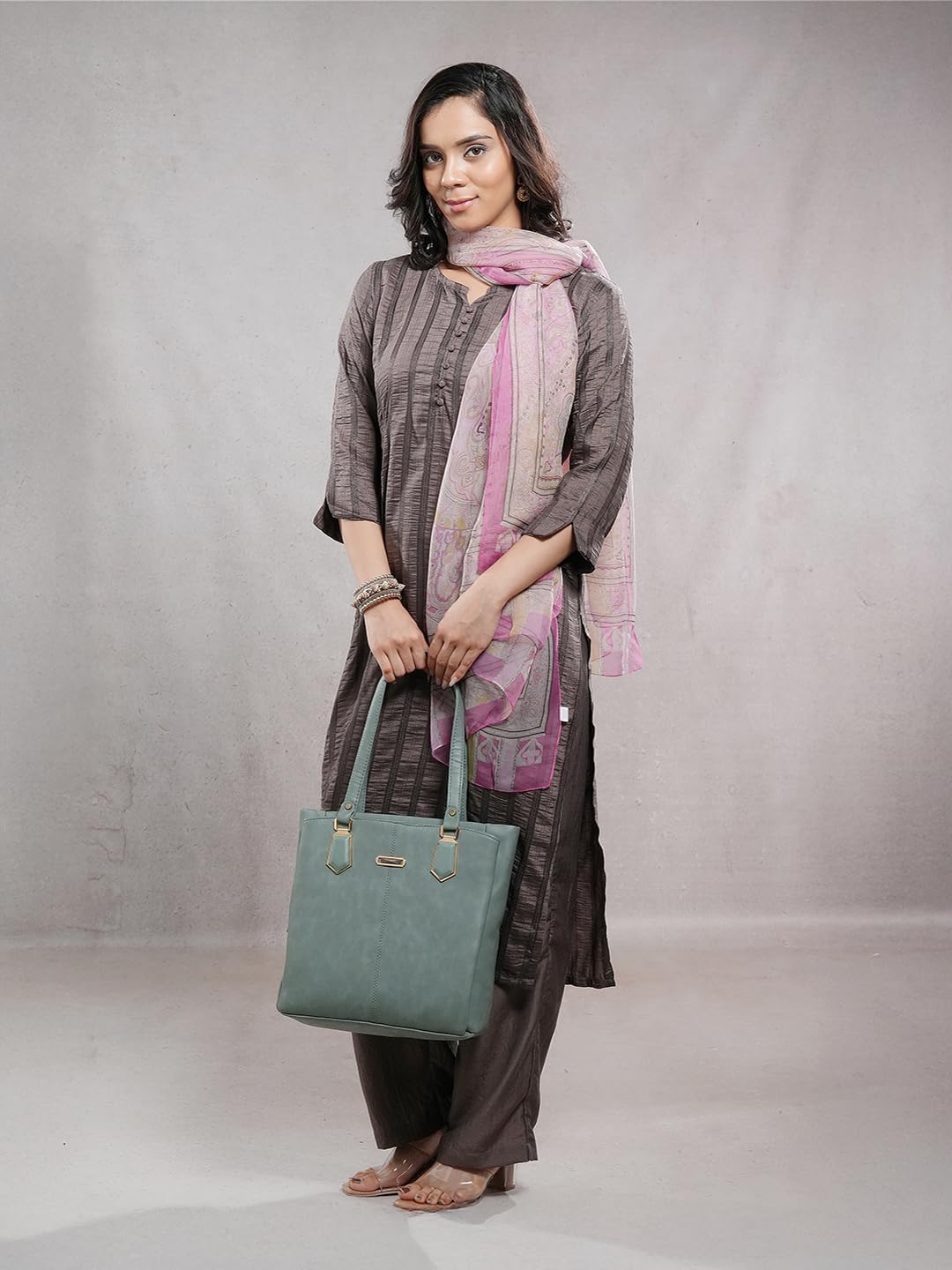 CrossKulture Dupatta for Women - 185 x 135 cm Chiffon Dupatta with Floral Print | Lightweight | Women Accessory - Image 6